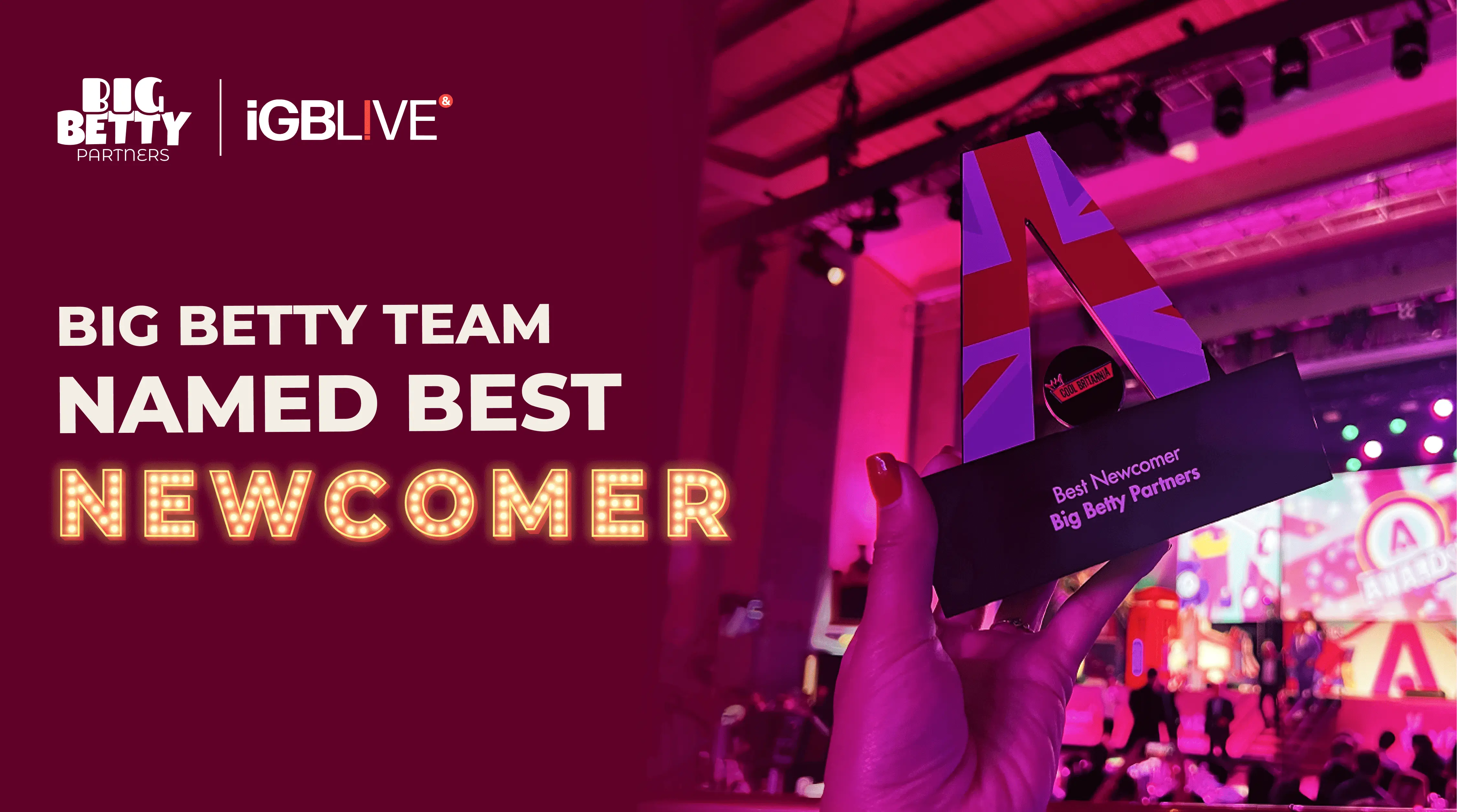 Big Betty Partners Named Best Newcomer at iGB L!VE London