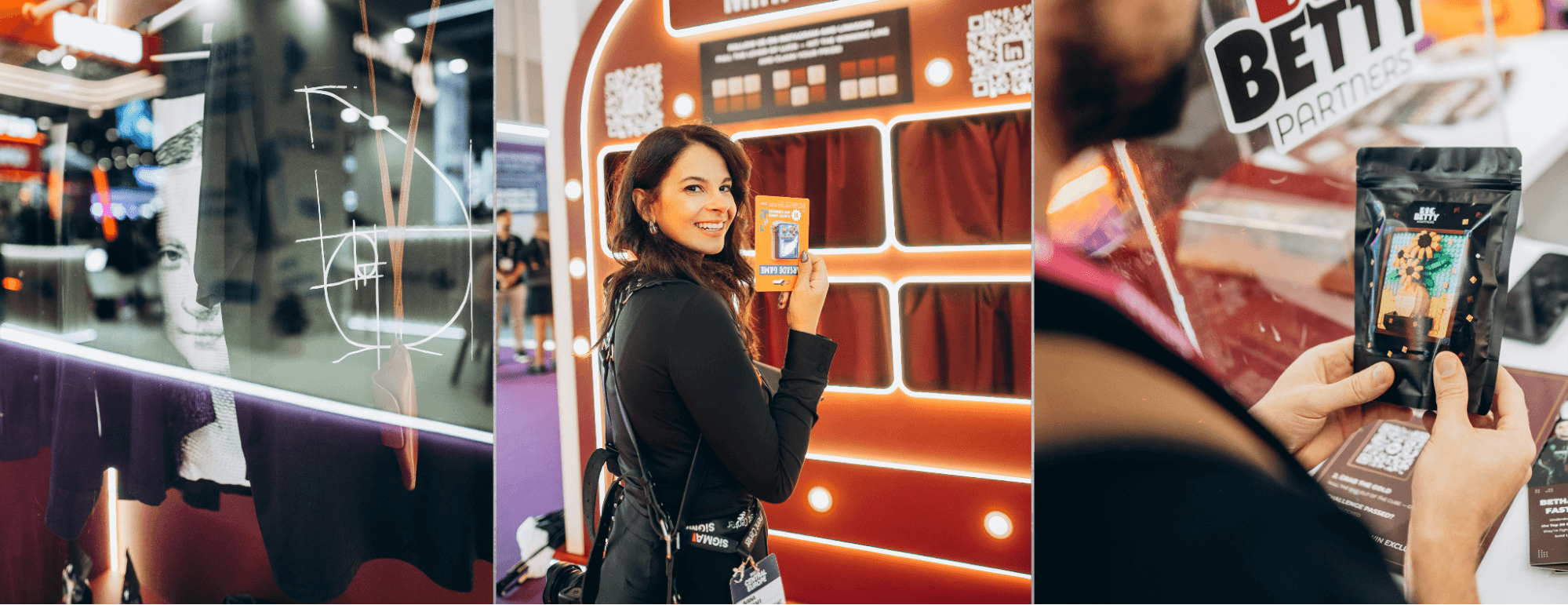 Big Betty Partners booth experience