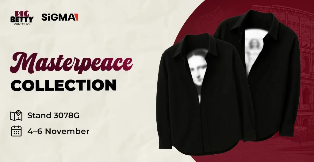 Big Betty Partners at SiGMA Rome — Master Piece merch drop